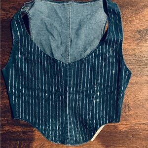 Denim top